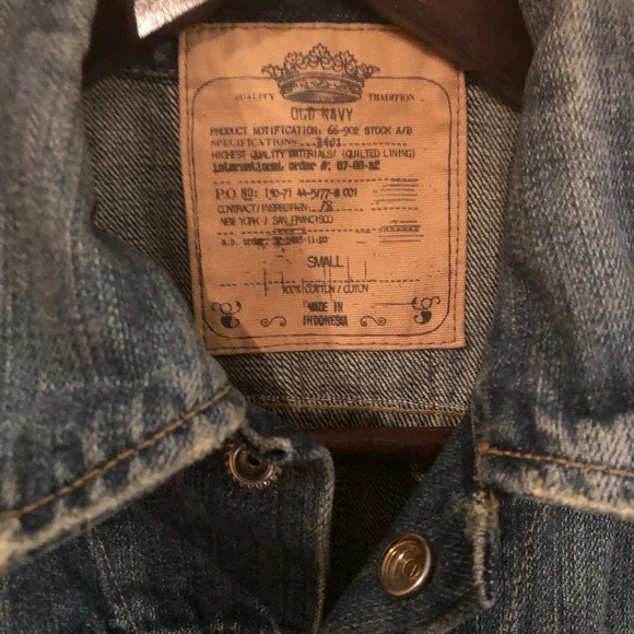 Women’s  Denim Jacket - Old Navy - Size Small - Picture 2 of 5